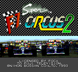 Super F1 Circus 2 (Japan) Title Screen